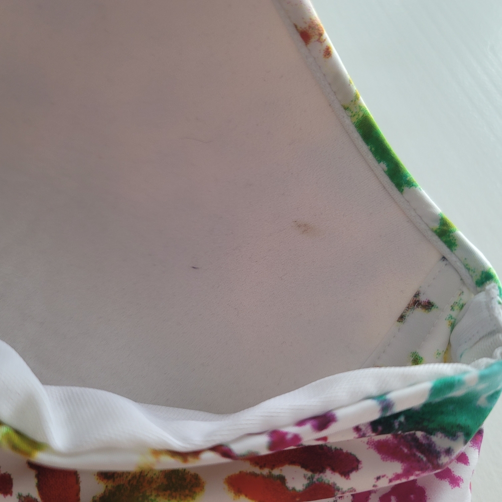40D Torrid Curve Colorful Rainbow Tie Dye Wireless Bra - Picture 4 of 5